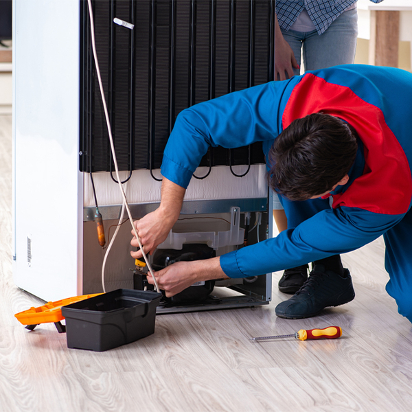 how much do you charge for refrigerator repair services in Kinsman Center Ohio